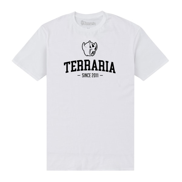 Terraria Unisex Vuxen T-shirt XL Vit White XL