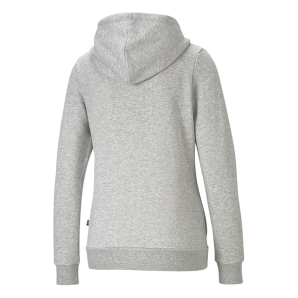 Puma Dam/Kvinnor Logo Full Zip Hoodie M Grå Grey M