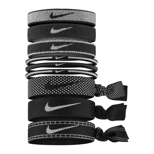 Nike Reflex Hästsvanshållare (Pack of 9) One Size Svart/Silv Black/Silver One Size