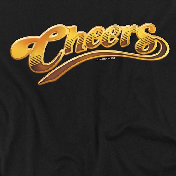 Cheers Herr Logo T-Shirt XXL Svart Black XXL