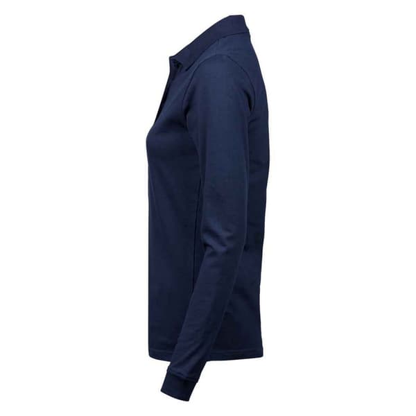 Tee Jays Dam/Kvinnors Lyx Stretch Långärmad Polotröja M Navy M