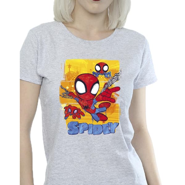 Marvel Dam Spidey And His Amazing Friends Flying Bomull Black M