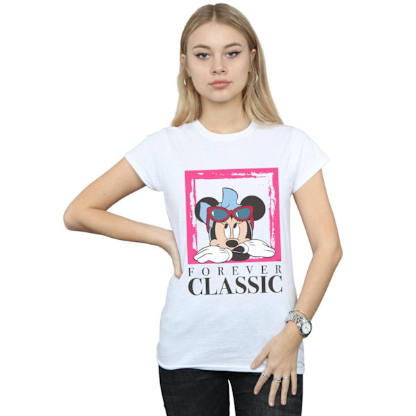 Disney Dam/Kvinnor Minnie Mouse Forever Classic Bomull T-Shir White M