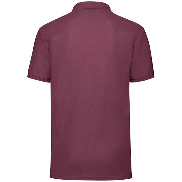 Fruit of the Loom Herr 65/35 Poloskjorta 3XL Bourgogne Burgundy 3XL