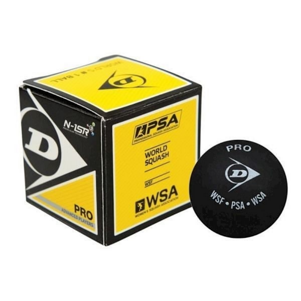 Dunlop Pro Squashbollar (12-pack) Storlek: One Size Gul/Svart Yellow/Black One Size