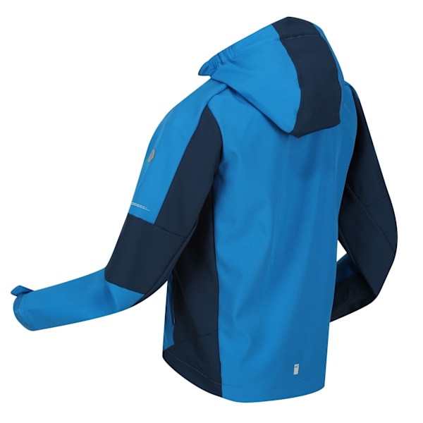 Regatta Barn/Barn Acidity VI Lättvikts Soft Shell Jacka Indigo Blue/Blue Wing 9-10 Years