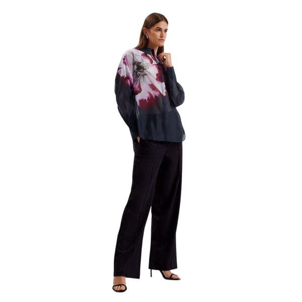 Ted Baker Dam/Kvinnor Oversized Skjorta 8 UK Marinblå Navy 8 UK
