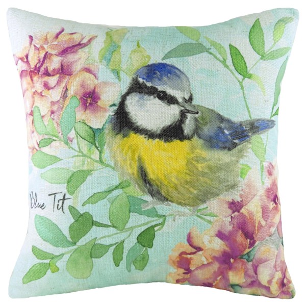 Evans Lichfield Blåmeskudynöverdrag 43cm x 43cm Flerfärgad Multicoloured 43cm x 43cm