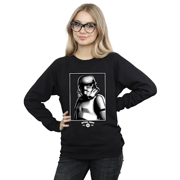 Star Wars Dam/Damer Imperial Troops Sweatshirt L Svart Black L