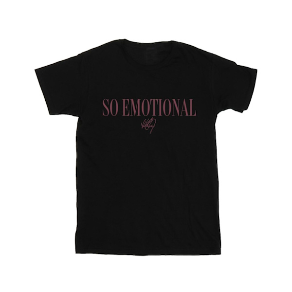 Whitney Houston Girls So Emotional Bomull T-shirt 3-4 år Svart Black 3-4 Years