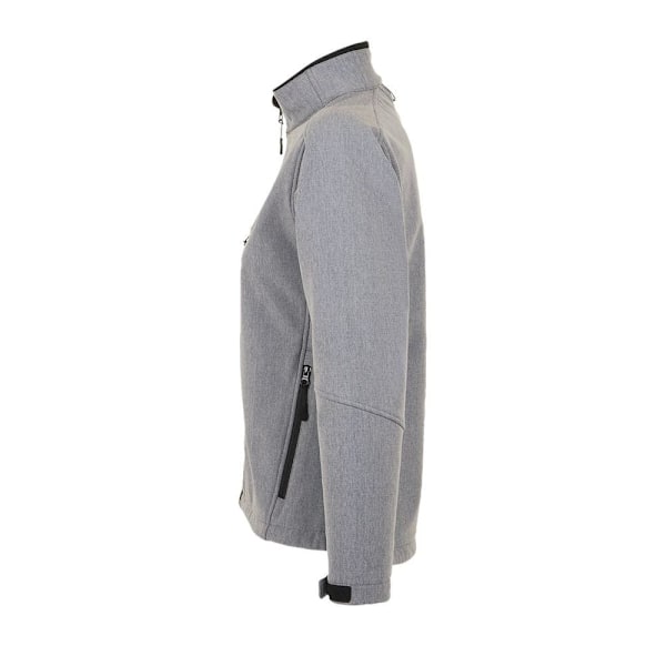 SOLS Dam/Dam Roxy Soft Shell Jacka (Andningsbar, Vindtät Och Vattenavvisande) Grey Marl L