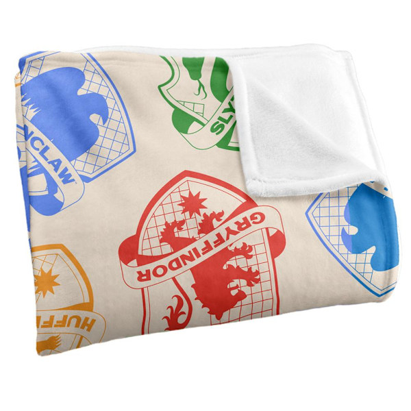Harry Potter Husvapen Filt One Size Flerfärgad Multicoloured One Size