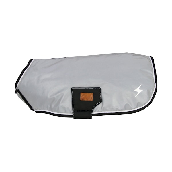 Benji & Flo Silva Flash Hundjacka Stor Svart/Silver Reflekterande Black/Silver Reflective L