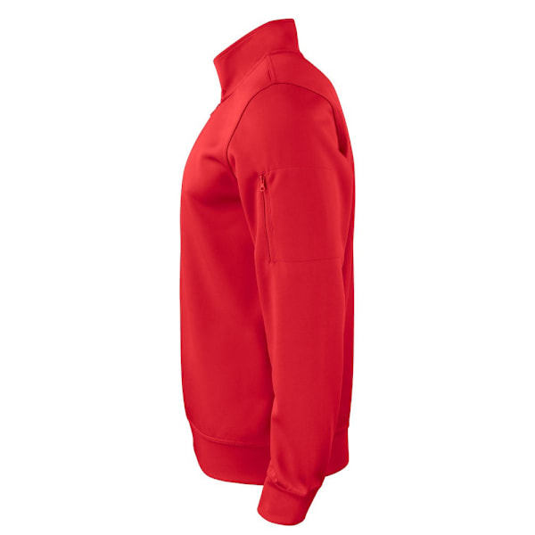 Clique Unisex Vuxen Basic Active Kvartsdragkedja Sweatshirt L Röd Red L