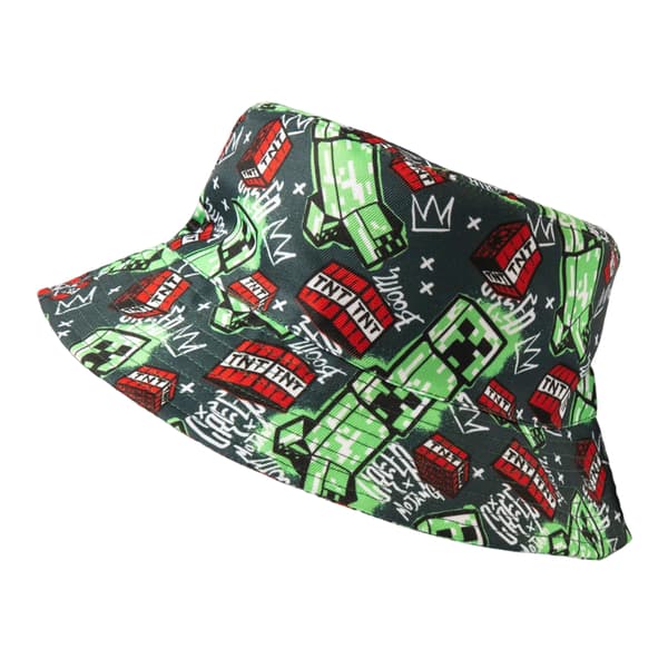 Minecraft Barn/Kids Creeper Solhatt En Storlek Flerfärgad Multicoloured One Size
