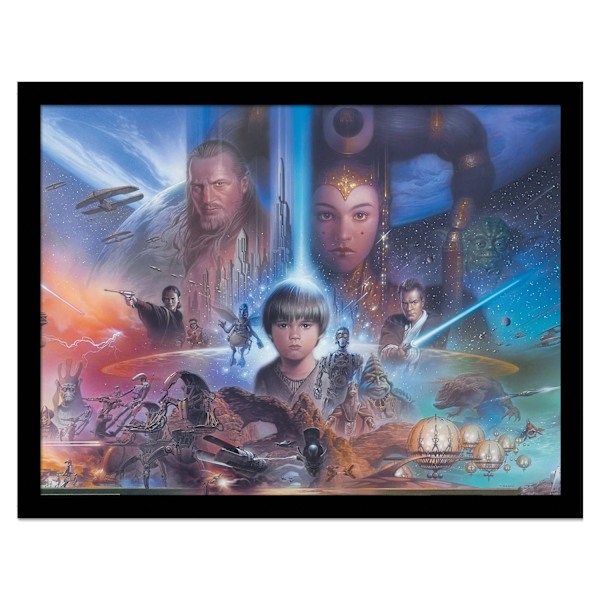 Star Wars Episode I Art Print 30cm x 40cm Multifärgad Multicoloured 30cm x 40cm