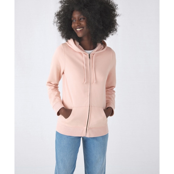 B&C Dam/Damer Organic Hoodie XS Soft Rose Soft Rose XS
