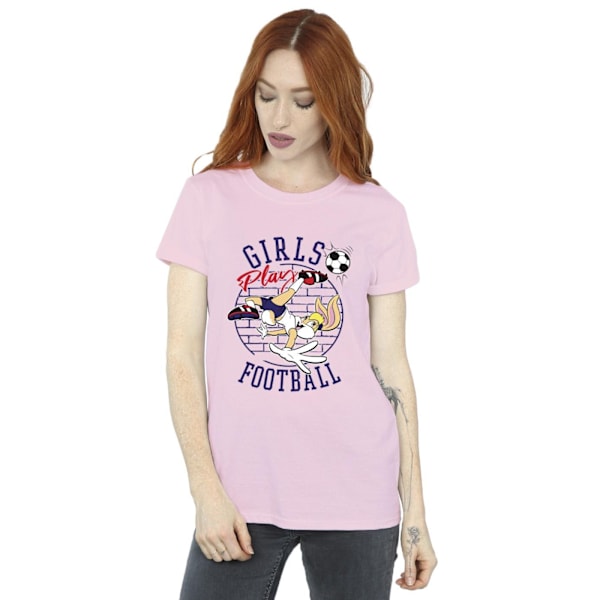 Looney Tunes Dam/Damer Lola Bunny Flickor Spelar Fotboll Cotto Baby Pink XXL