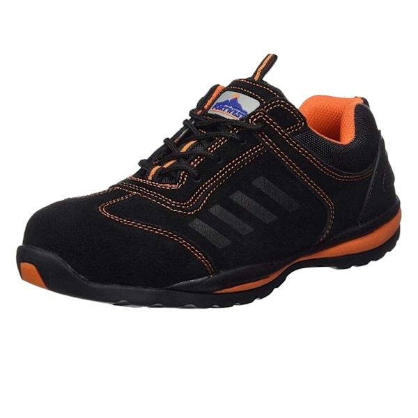 Portwest Steelite Lusum S1P HRO mockaskinn säkerhetsskor 8 UK Bl Black/Orange 8 UK