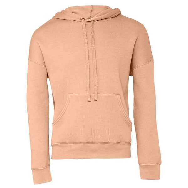 Bella + Canvas Unisex Adult Sponge Fleece Hoodie XS Peach Peach XS