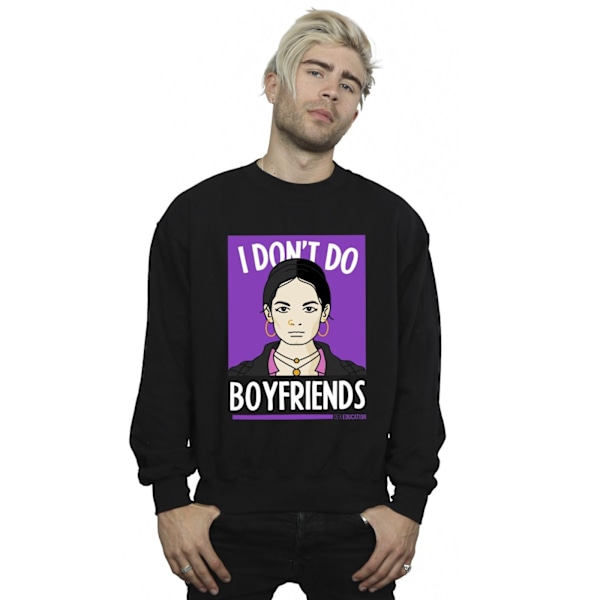 Netflix Mens Sex Education I Don´t Do Boyfriends Sweatshirt XL Black XL