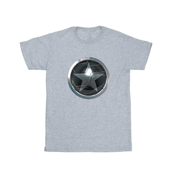 Marvel Girls The Falcon And The Winter Soldier Chest Star Cotto Sports Grey 5-6 Years