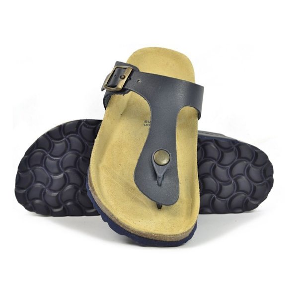 Sanosan Dam/Dam Geneve Designer Lädersandaler 3 UK Svart Black 3 UK