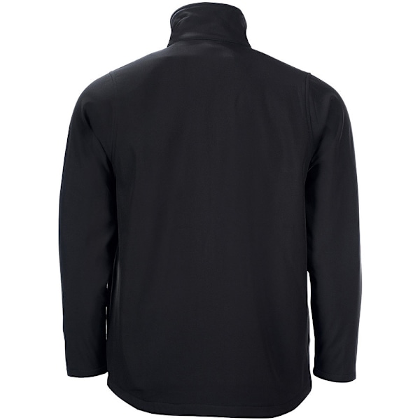 SOLS Herr Race Full Zip Vattenavvisande Softshelljacka M Svart Black M