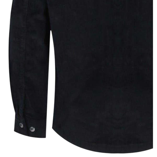Jack Wills Herr Corduroy Dubbelficka Långärmad Skjorta S Svart Black S