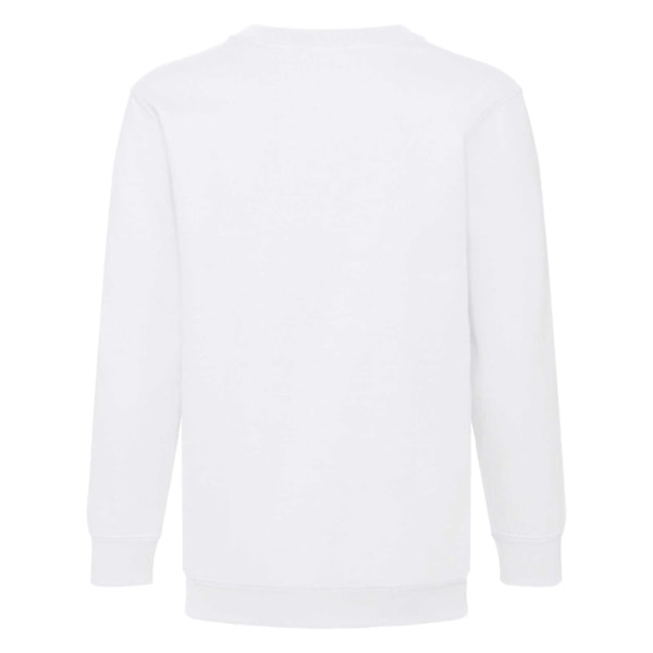 Fruit of the Loom Classic Plain Drop Shoulder Sweatshirt 4XL, vit White 4XL