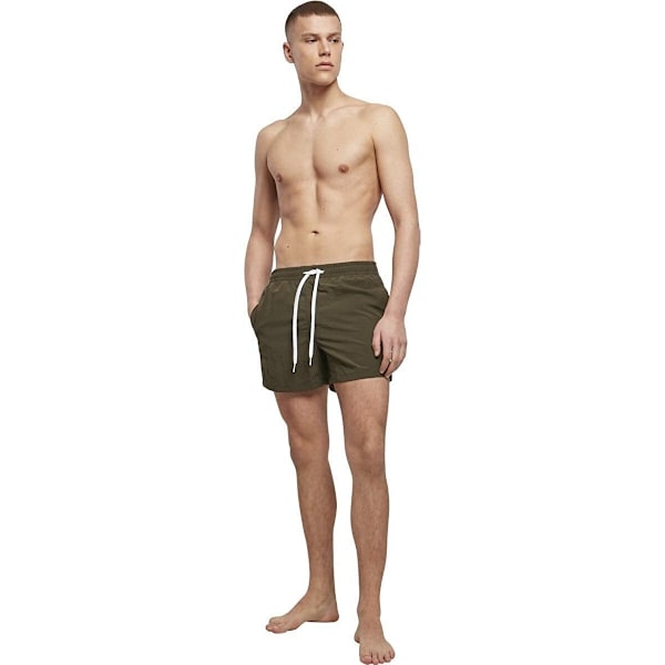 Bygg ditt varumärke badshorts för män XL oliv Olive XL
