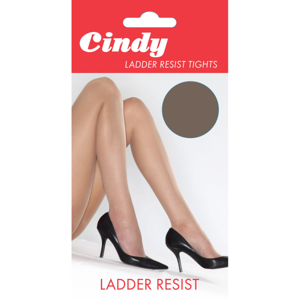 Cindy Ladder Resist Tights dam/dam (1 par) Large (5ft6”- Storm Grey Large (5ft6”-5ft10”)
