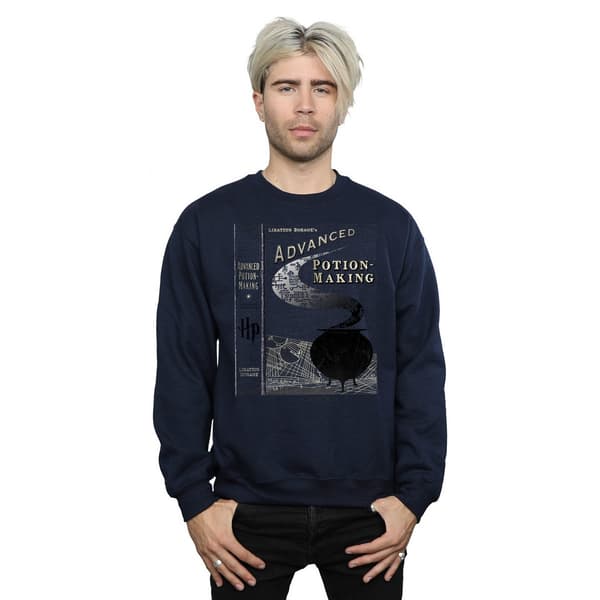 Harry Potter Herr Hufflepuff Quidditch Team Captain Tröja Navy Blue L
