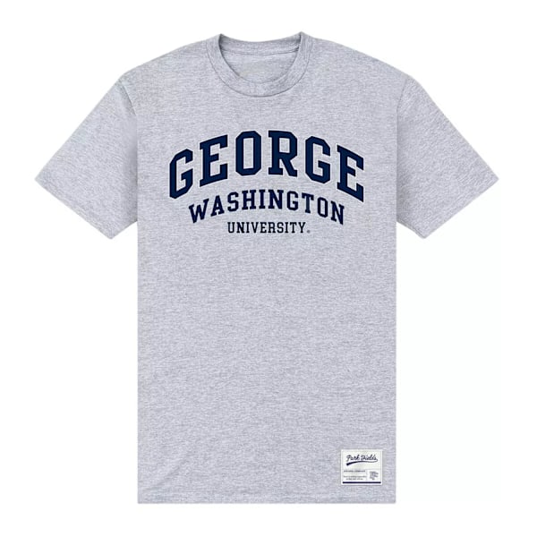 George Washington University Unisex Script T-shirt S Heat Heather Grey S