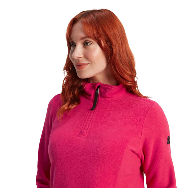 TOG24 Dam/Kvinna Revive Kvart Zip Fleece Topp 12 UK Magenta Magenta Pink 12 UK