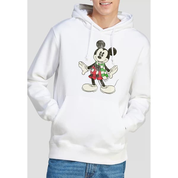 Disney Herr Mickey Mouse Retro Halsduk Jul Huvtröja M Vit White M