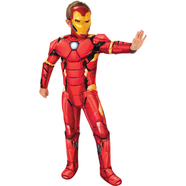The Avengers Childrens/Kids Deluxe Iron Man Costume S Red/Yello Red/Yellow S