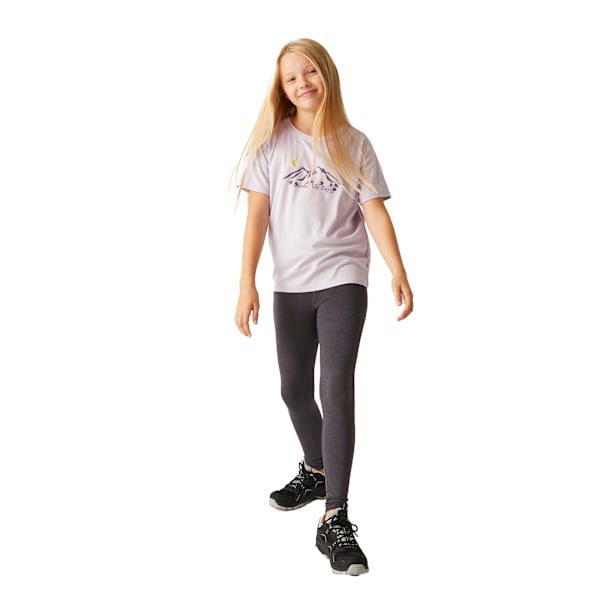 Regatta Alvarado VIII Mountain T-shirt för barn/ungdomar 9-10 år Lilac Frost 9-10 Years