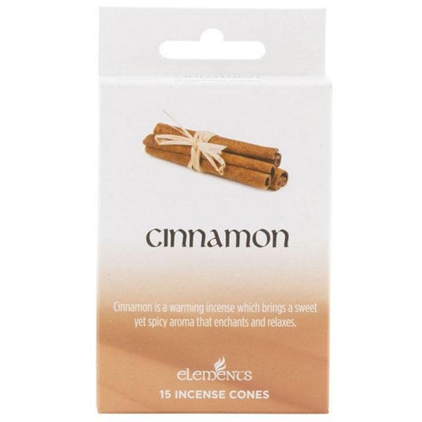 Elements Kanel Rökelse Koner (Låda Med 12 Paket) En Storlek Brun Brown One Size
