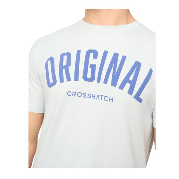 Crosshatch Herr Kensby T-shirt S Ljusblå Light Blue S