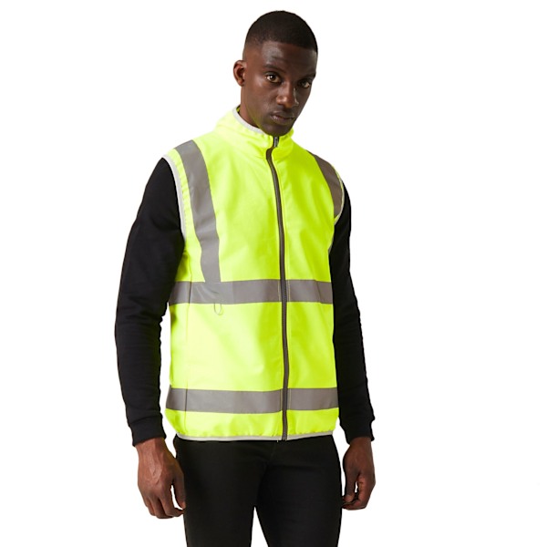 Regatta Herr Pro Full Zip Hi-Vis Väst S Gul Yellow S