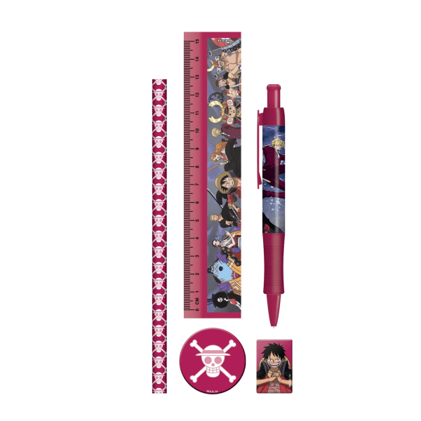 One Piece Characters Brevpapper Set One Size Flerfärgad Multicoloured One Size