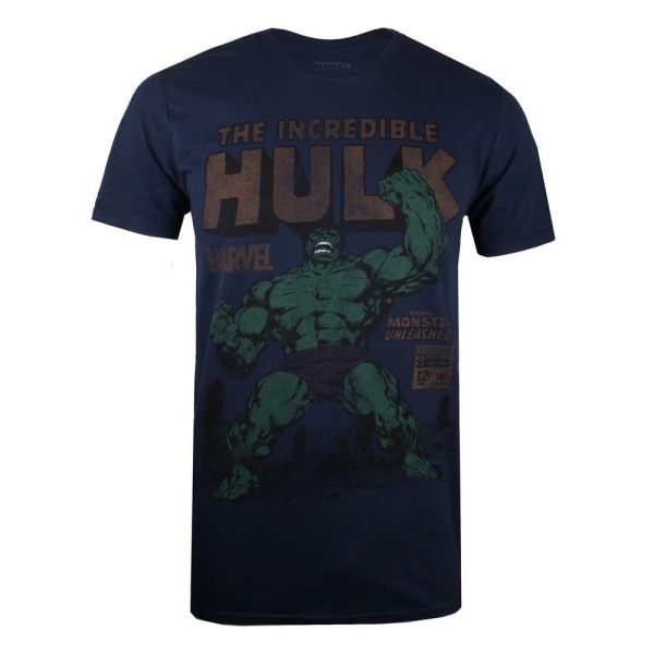 Hulk Herr Rage T-Shirt XL Marinblå Navy XL