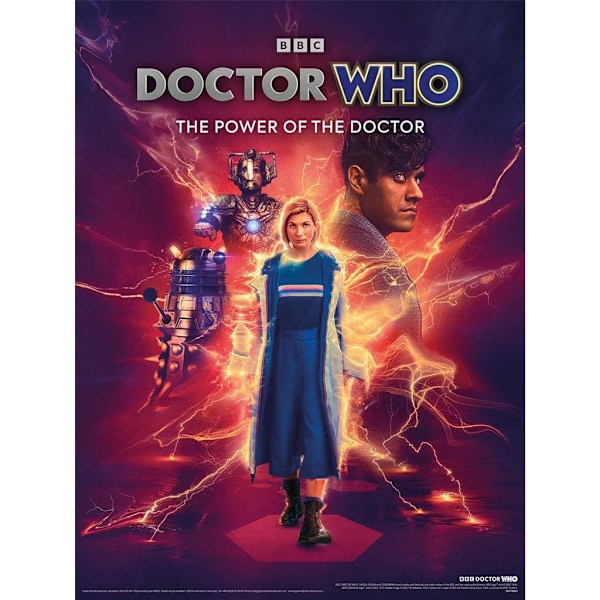 Doctor Who The Power Of The Doctor Poster 40cm x 30cm Multifärgad Multicoloured 40cm x 30cm