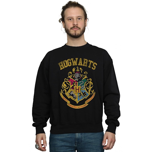 Harry Potter Herr Hogwarts Varsity Sweatshirt 3XL Svart Black 3XL