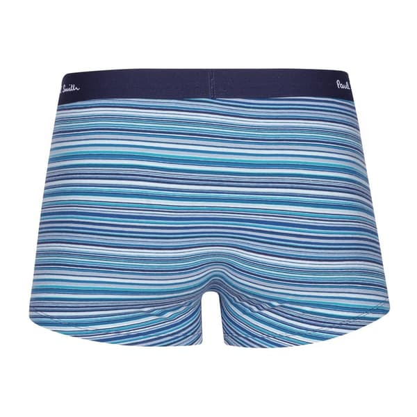 Paul Smith Herr Logo Bomull Boxershorts (3-pack) M Blå Rand Blue Stripe M