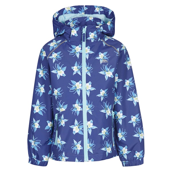 Trespass Girls Joyfull Flower Raincoat 7-8 år Mörkblå Dark Blue 7-8 Years