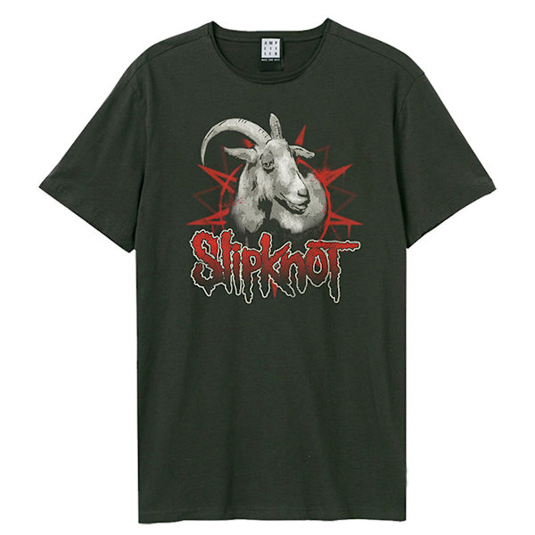 Amplified Unisex Vuxen Goat Slipknot T-Shirt S Kolgrå Charcoal S
