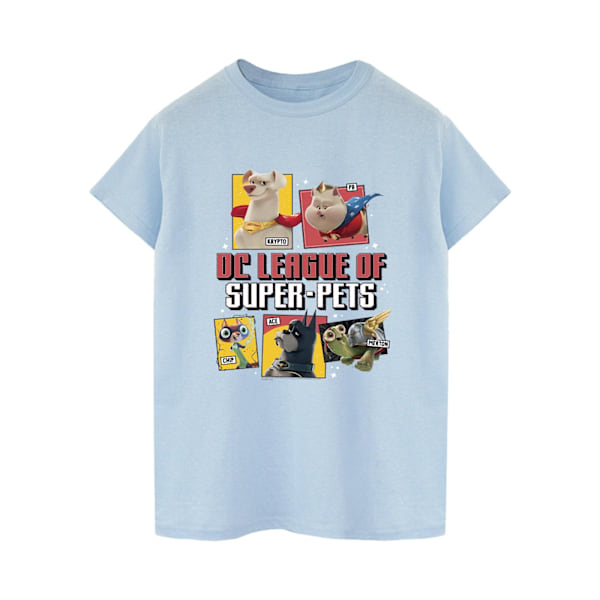 DC Comics Dam/Kvinnor DC League Of Super-Pets Profil Bomull Baby Blue S