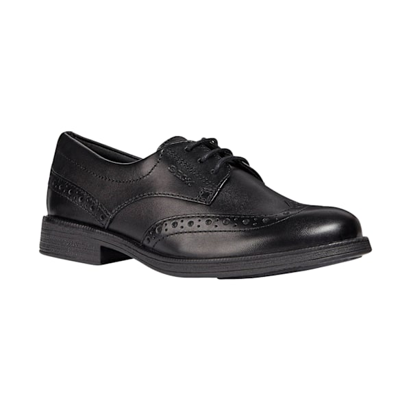 Geox J Agata D Flickor Läder Snörsko 1.5 UK Svart Black 1.5 UK